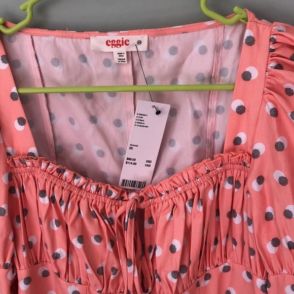 NWT Urban Outfitters Eggie Zen Button Front Mini Dress - Picture 3 of 6